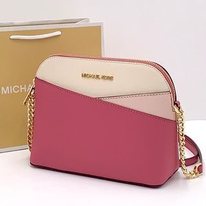 MICHAEL KORS
Jet Set Travel Medium Logo Dome Crossbody Bag ROSEWOOD MULTI COLOR